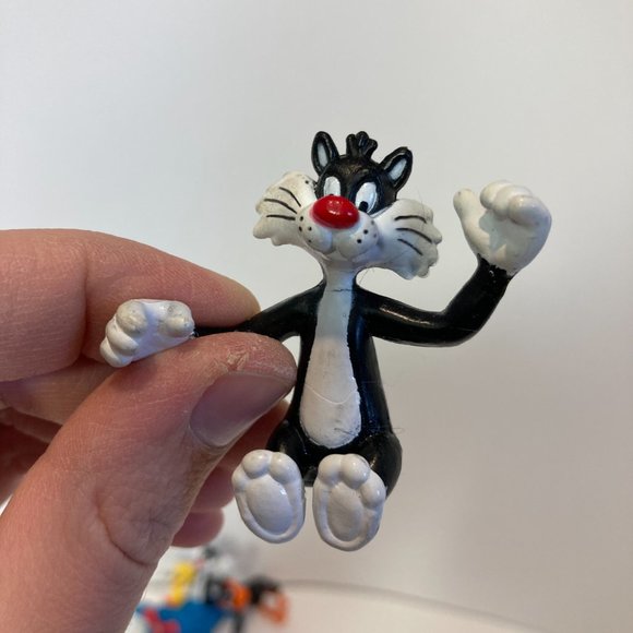 Vintage Looney Tunes 1989 Figures Charan Warner Bros Coyote Bugs Daffy Sylvester - Picture 10 of 14